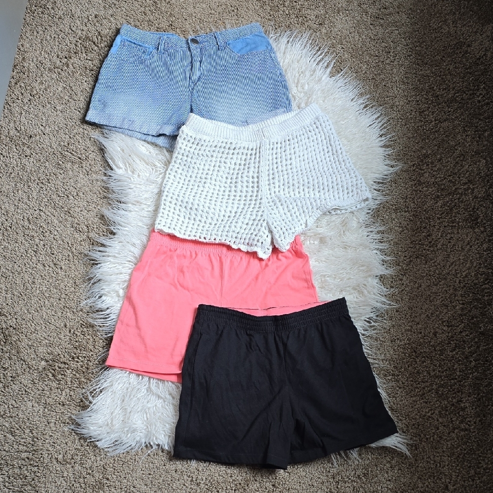 GAP Girl's  Shorts - Blue, White, Orange, Black